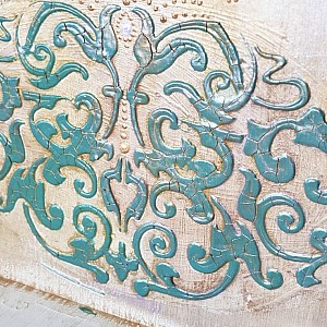 Трафарет - Леора - Фотография интерьере 6