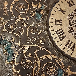 Трафарет - Путь Изобилия рама - Фотография интерьере 3