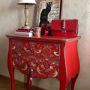 Трафарет - Клубничный воришка - Фотография интерьере 10