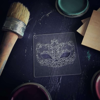 Трафарет - Венецианская маска