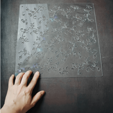 Трафарет - Незабудки Трафарет - Незабудки